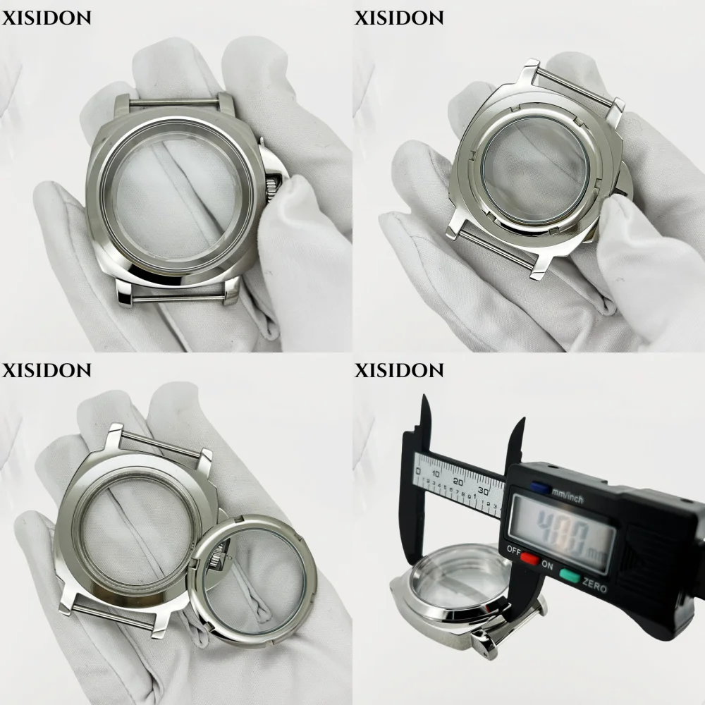 

40mm Pilot Watch Accessory Stainless Steel Band Case Is Suitable for Pam Japan NH35 NH36 Automatic Movement with 5TAM Waterproof