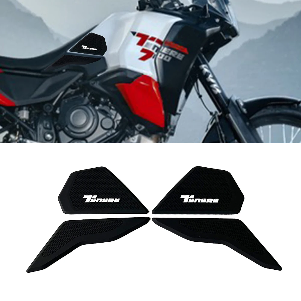 For Yamaha Tenere 700 2026 Motorcycle Fuel Tank pad Sticker Waterproof Rubber Sticker Anti-Slip Side Motorcycle Fuel Tank Pad