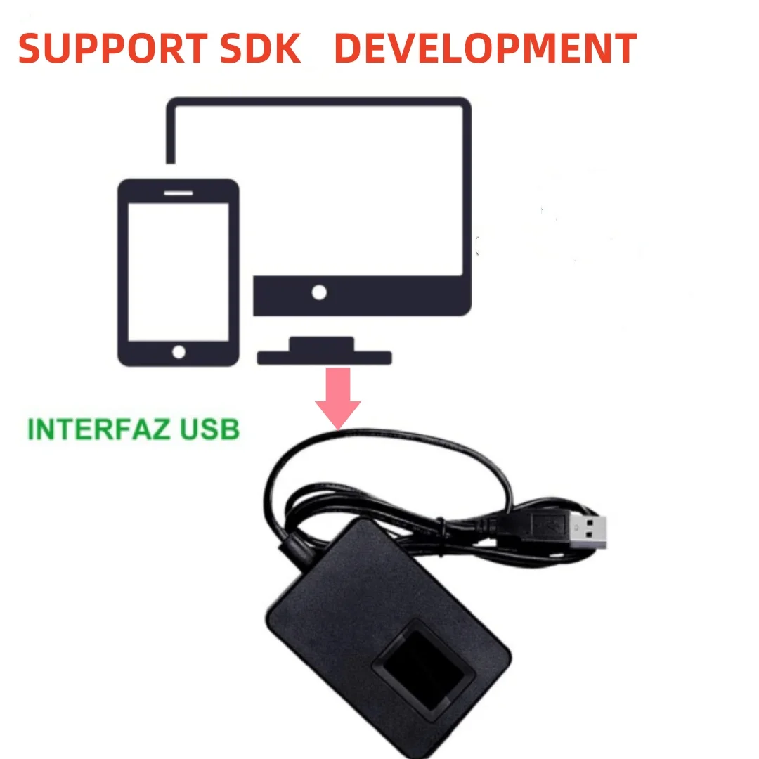 Picture 7: ZK9500 USB Biometric Fingerprint Scanner for PC Desktop Android Mobile, High Resolution Optical Reader with Free SDK for Develop
