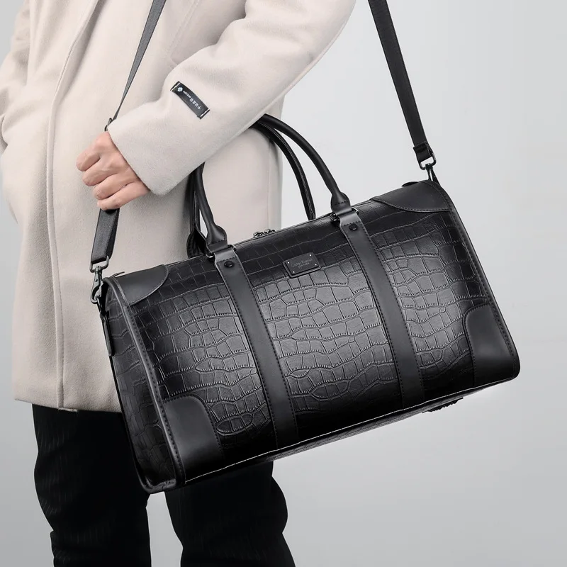 Men's Large Capacity Long And Short Distance Trip Travel Business Shoulder New Multifunctional Large Capacity Luggage Handbag