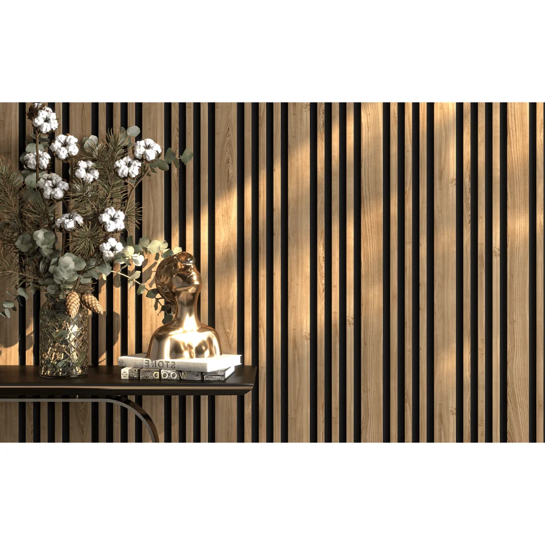 

Vinyl Wall Cladding Siding Board - Home Renovation - Remodeling - 94.5 in. x 4.8 in. x 0.5 in. - Interior Design - 6-pieces covers 19 sq. ft per box 002B
