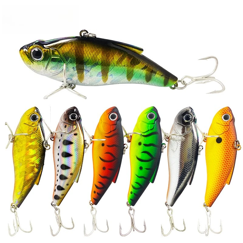 

3pcs Fishing Lures 7.5cm14.5g Sinking VIB Wobbler Long Casting Vibration Artificial Hard Bait Fishing Accessories Trout Bass VIB