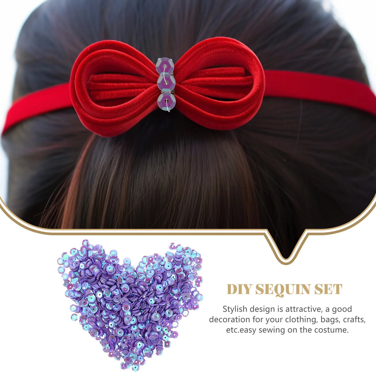 1 حقيبة فضفاضة مستديرة الترتر للحرف اليدوية Diy بها بنفسك الخياطة بقع الزخرفية الملابس والاكسسوارات الحرف اليدوية الزينة Diy بها بنفسك الديكورات #4