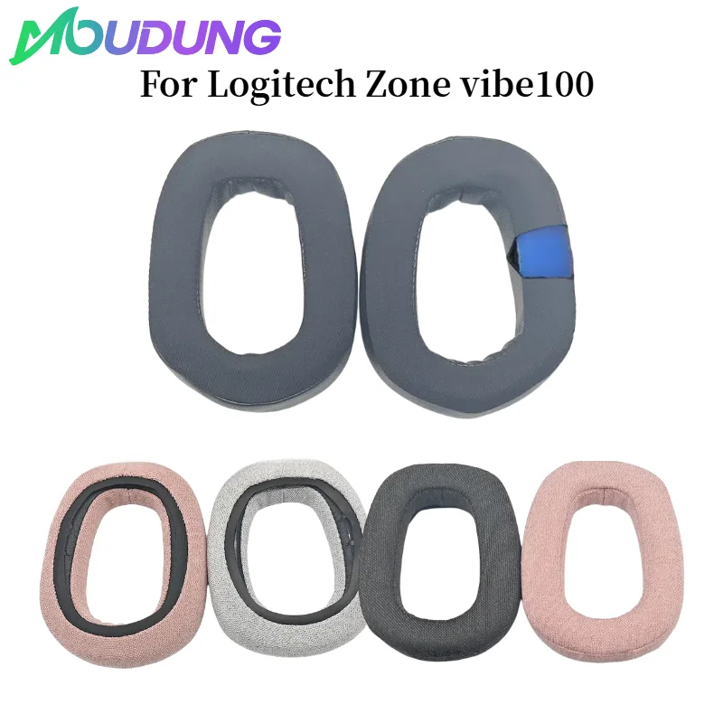 

Replacement Ice gel /Mesh Ear Pads For Logitech Zone vibe100 Headphones Memory Foam Ear Cushions High Quality repair parts