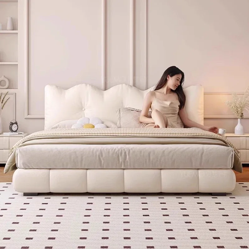 

Роскошная двуспальная кровать из дуба, белая деревянная кровать для хранения вещей для взрослых, двуспальная кровать в стиле лофт, полноразмерная современная дешевая мебель Camas De Casal