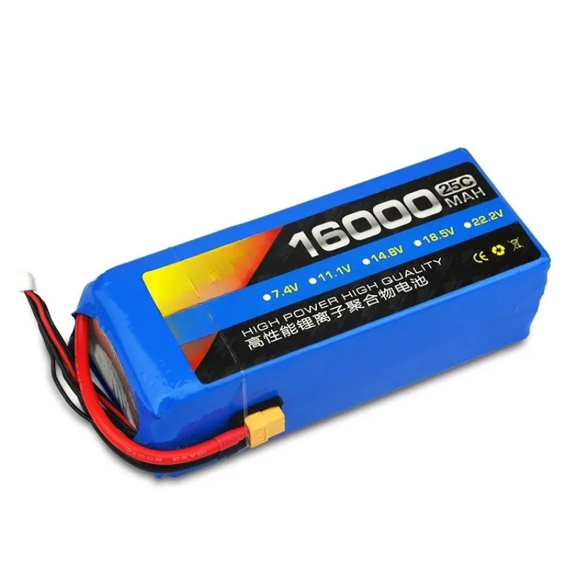 For 16000mAh 3/4/6/5S 22.2V Model Aircraft Lithium Battery Travel FPV Aerial Photography Unmanned Plant Protection Machine