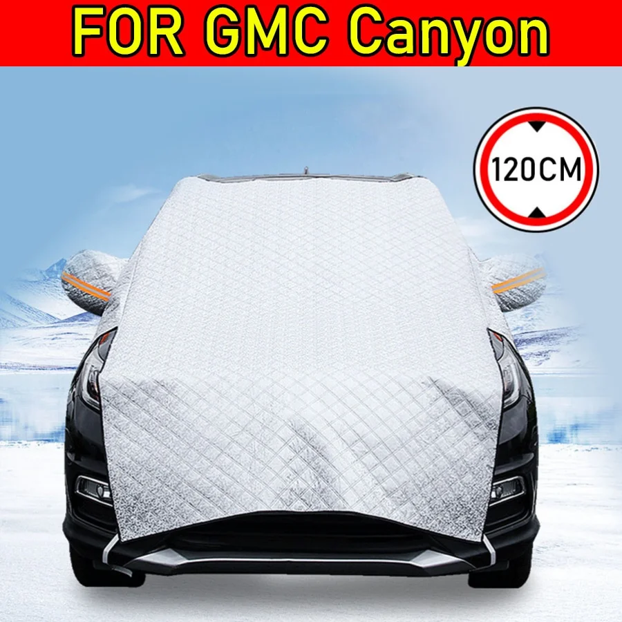 

For GMC Canyon 2015-20231pc Extended Anti-freeze Car Snow Cover, Automobile Windshield & Hood Snow, Frost & Sun Protection