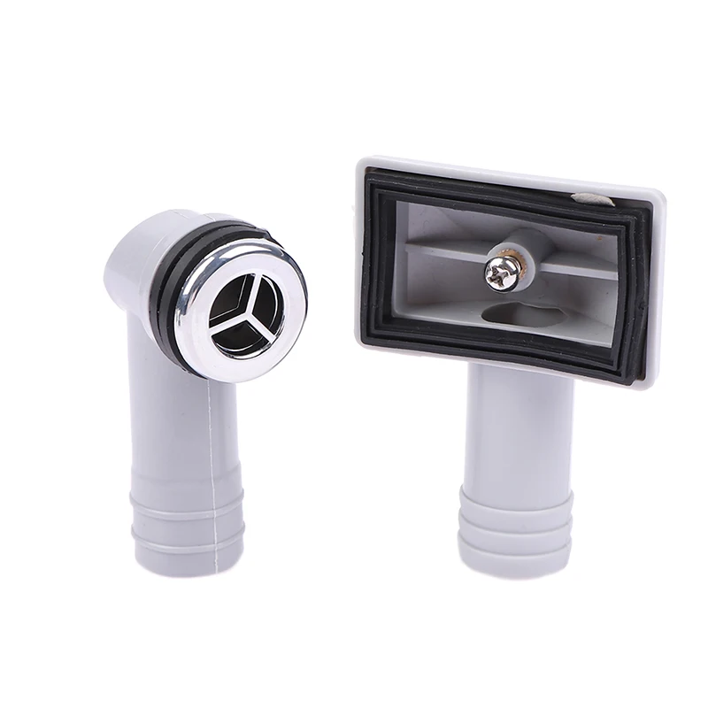 1PCS Kitchen Basin Square Round Overflow Hole Conversion Joint Drainage Water Pipe Three Links Head Sink Connector Accessories