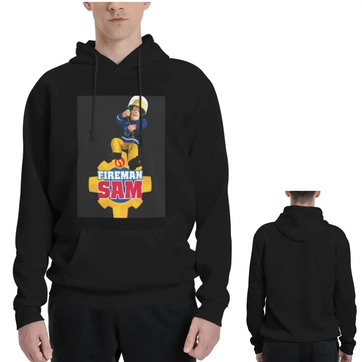 Cartoon Firefighter Fireman Sam Hoodies Men's Women Casual Pullover Sweatshirts Harajuku Long Sleeve Clothing Autumn Winter