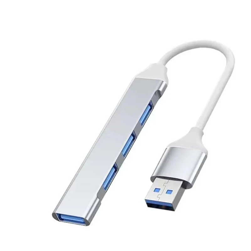1/2/3/4pcs 4 Port USB 3.0 Hub Multiport OTG Type C Splitter Stable High Speed USB&Type-C Adapter For PC Computer Accessories PC