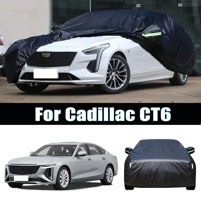 

Car Cover for Cadillac CT6 - Outdoor Full Body Protection, Waterproof Dustproof Heat-Resistant, All-Season Use Exterior
