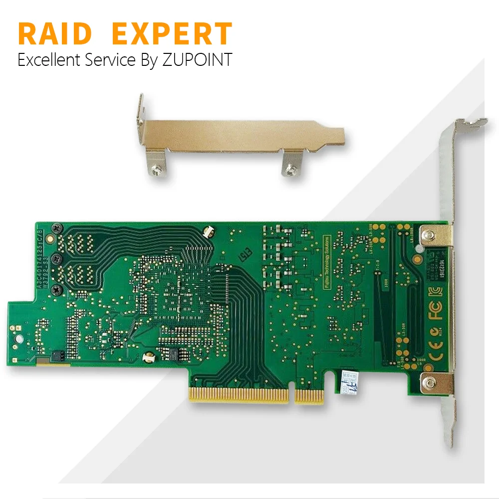 ZUPOINT FST D3307-A12 CP400i 12GB HBA Card＝LSI 9300-8I RAID Controller SAS SATA PCI E Expander Card