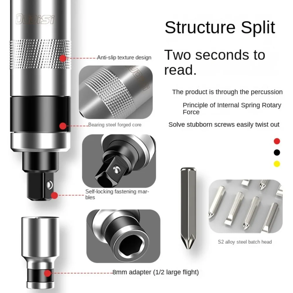 

7/8/13 PCS 7/8/13 PCS Impact Screwdriver Hand Manual Frozen Bolts Remove Disengage Rusted Fasteners Rusted Fasteners Practical