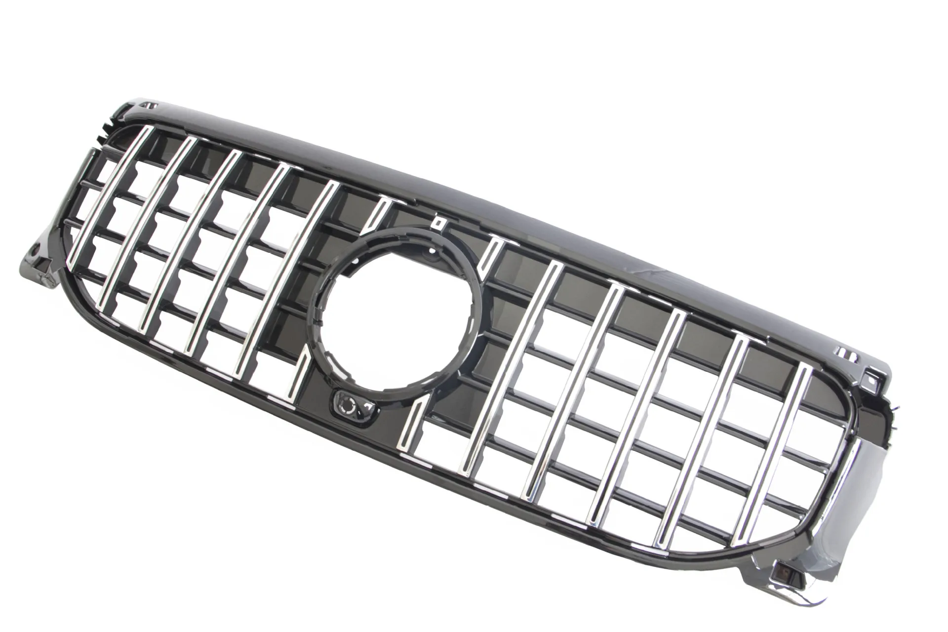 XVIP Chrome Silver Diamonds Style Upper Grille For Mercedes Benz GLB-Class X247 GLB250 GLB200 2020-2023 GTR Style Bumper Grilles