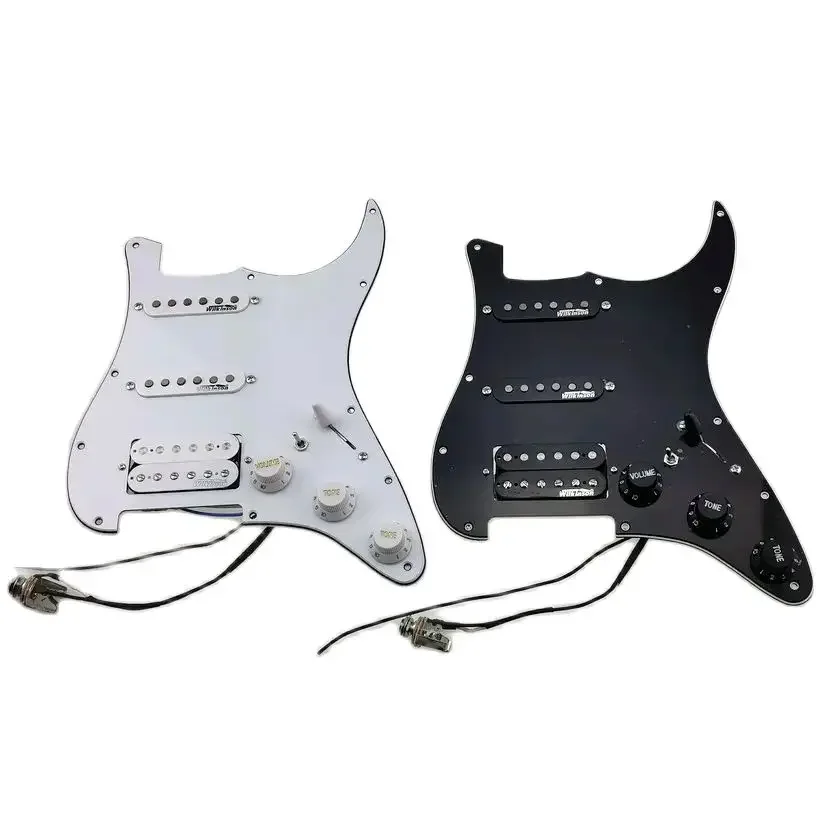 

Wilkinson Alnico5 7-Way type fully loaded pickguard AlNiCo Pickups Single coil SSH Pickups /1 Set