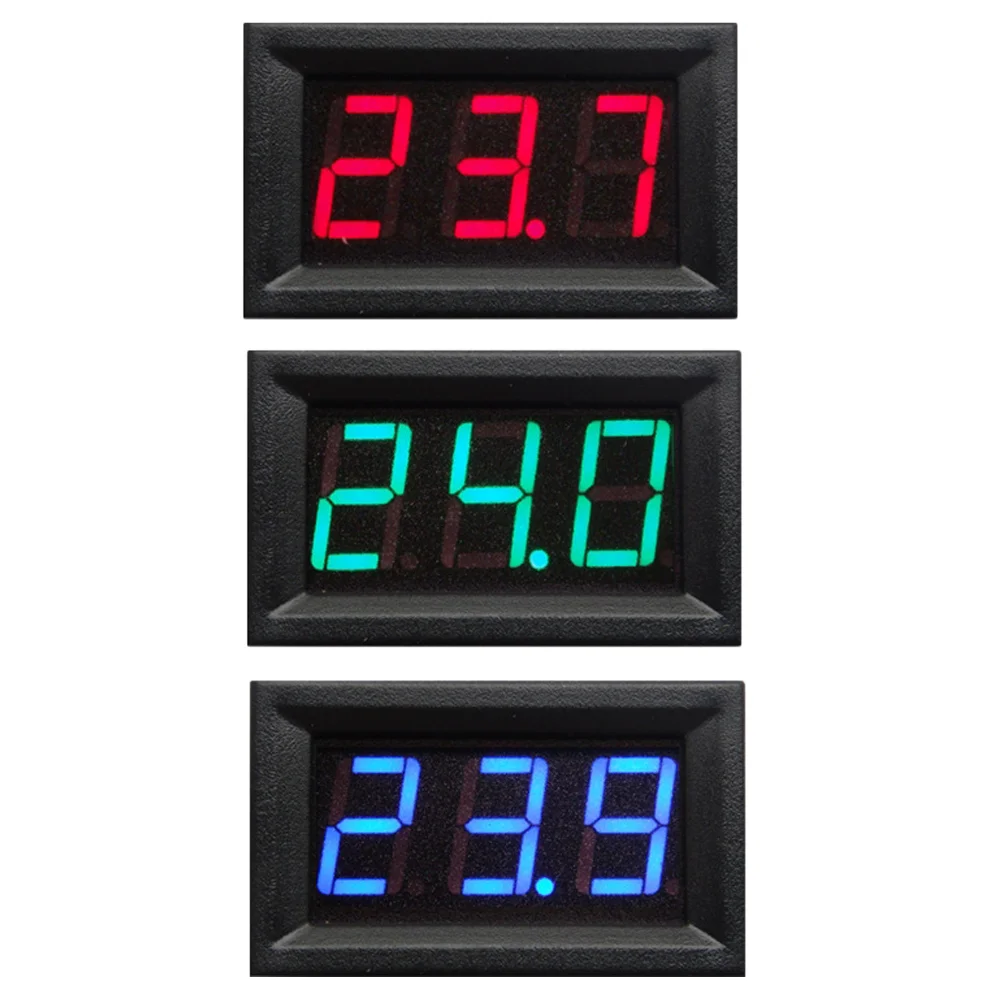 

Red/Blue/Green Digital Voltmeter DC 4.5V to 30V Digital Voltmeter Voltage Panel Meter for 6V 12V Electromobile Motorcycle Car