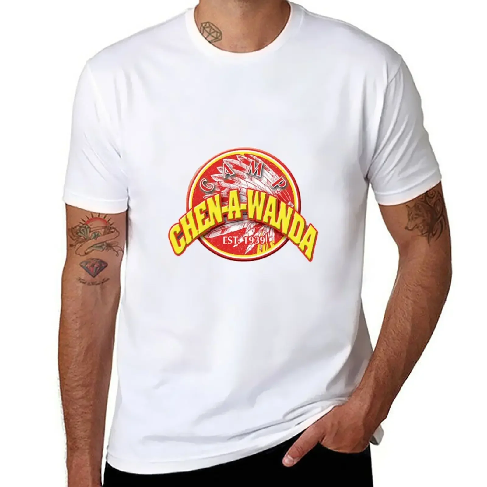 

New Chen-A-Wanda T-Shirt animal print shirt for boys sweat shirts T-shirt short plain white t shirts men