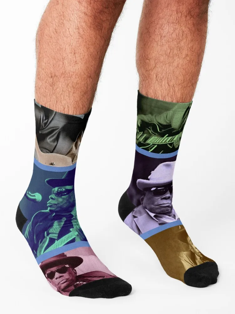 John Lee Hooker - Blues Legend - Collage collection Socks football luxury Toe sports FASHION Socks Women's Men's