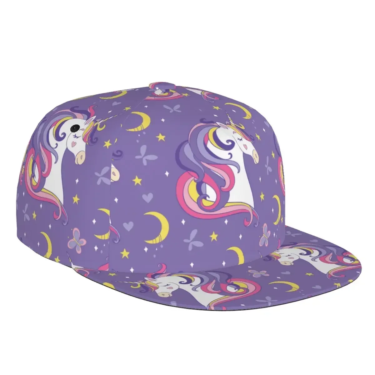 Funny Unicorns 3D Print Baseball Cap Casual Sun Hat Elegant Ethnic Style Fashion Stage Hip Hop Women Men