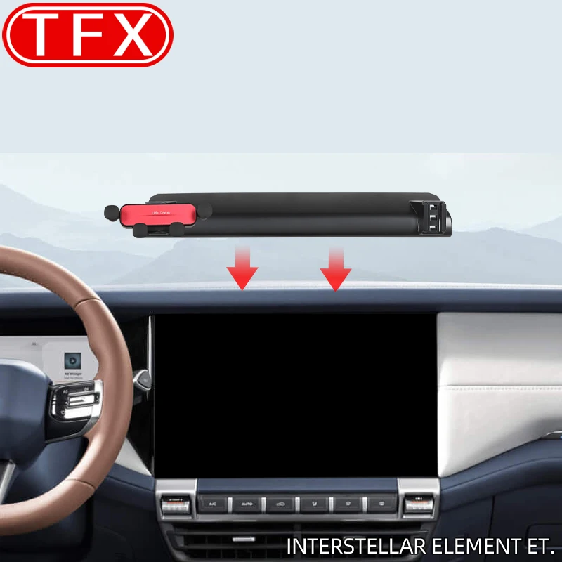 For Changan Deepal G318 2024 2025 Car Mobile Phone Holder Central Control Display Screen Mount Gravity Bracket Stand Accessories