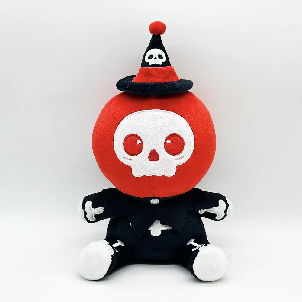 

HOT Halloween Apple Skull Plush Doll Anime Pillow Dolls For Kid Creative Birthday Christmas Gift Festive Decorations