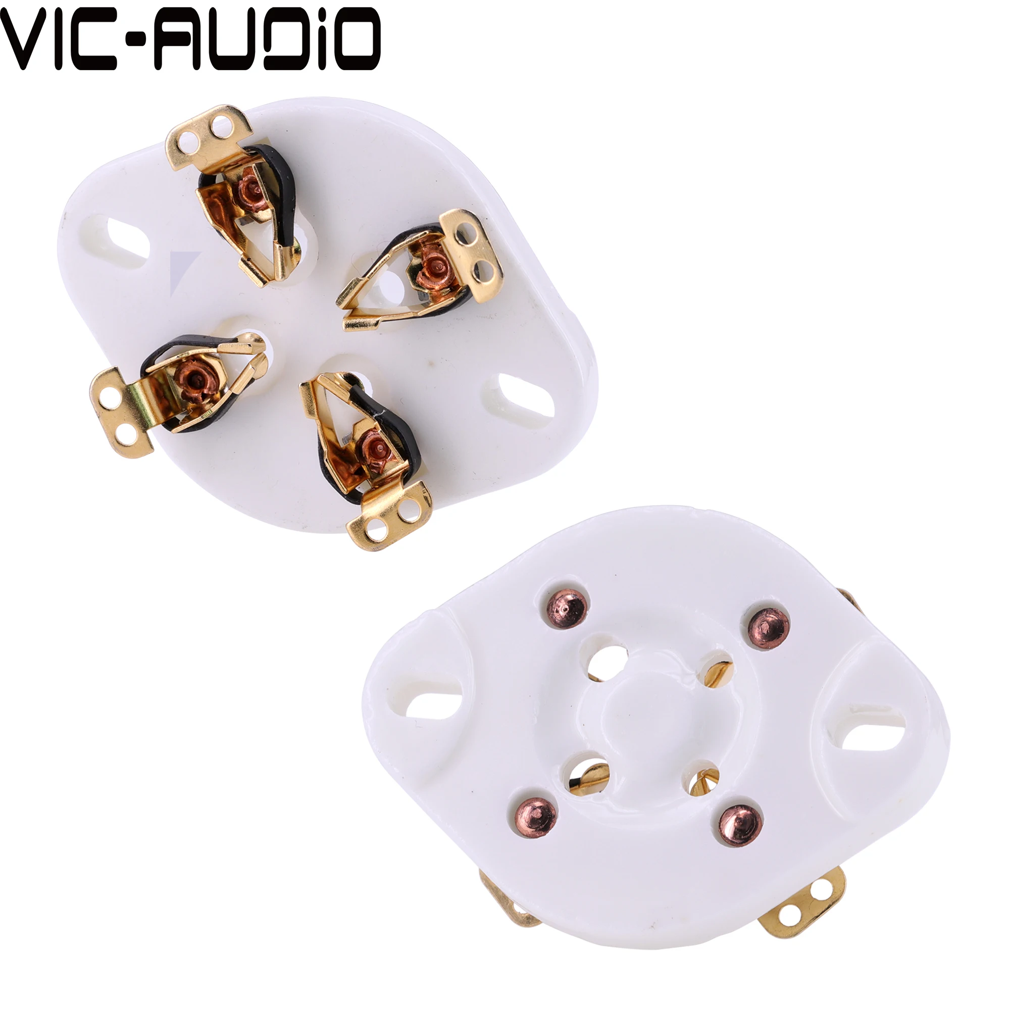 Prise de Tube à 4 broches GZC4-1 en céramique, Vintage, pour amplificateur Audio HIFI sous vide 2A3 FU-811 274A 572B FU811 300B, à monter soi-même