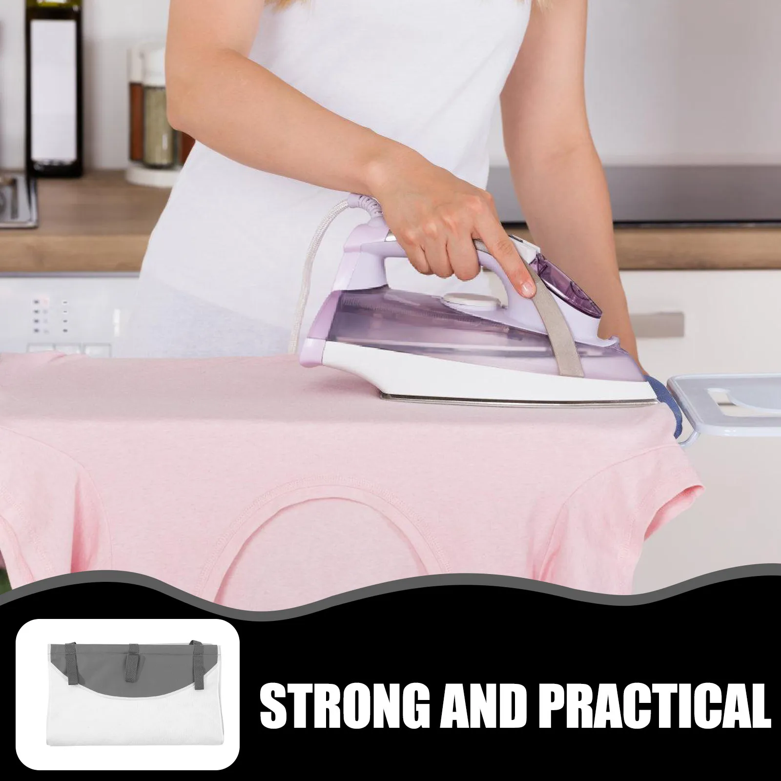 Portable Ironing Pad Safe Heat Resistant Pressing Mat Reusable Washable Protective Insulation Household Ironing Board Cover
