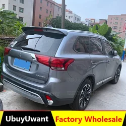 Car Styling ABS Plastic Unpainted Primer Rear Trunk Boot Wing Spoiler Decoration Fit For Mitsubishi Outlander 2013-2019