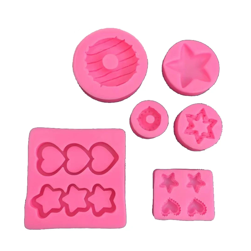MIni Heart Doughnut Kitchen Accessories Cooking Tools Of Cake Decorating Silicone Mold For Baking Pastry Fondant Sugar Candy