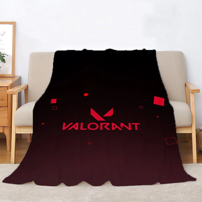 Valorant Shaggy Throw Blanket Nordic Decorative Bed Blankets for Winter Bedroom Decoration Boho Home Decor Bedspread the Sofa