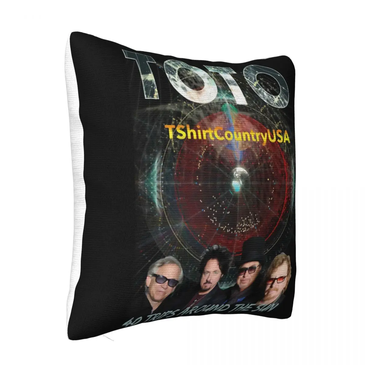 Toto Band 2019 40 Trips Around The Sun Concert Women Men Spring Fresh Design 2021 Latest Pillow Case