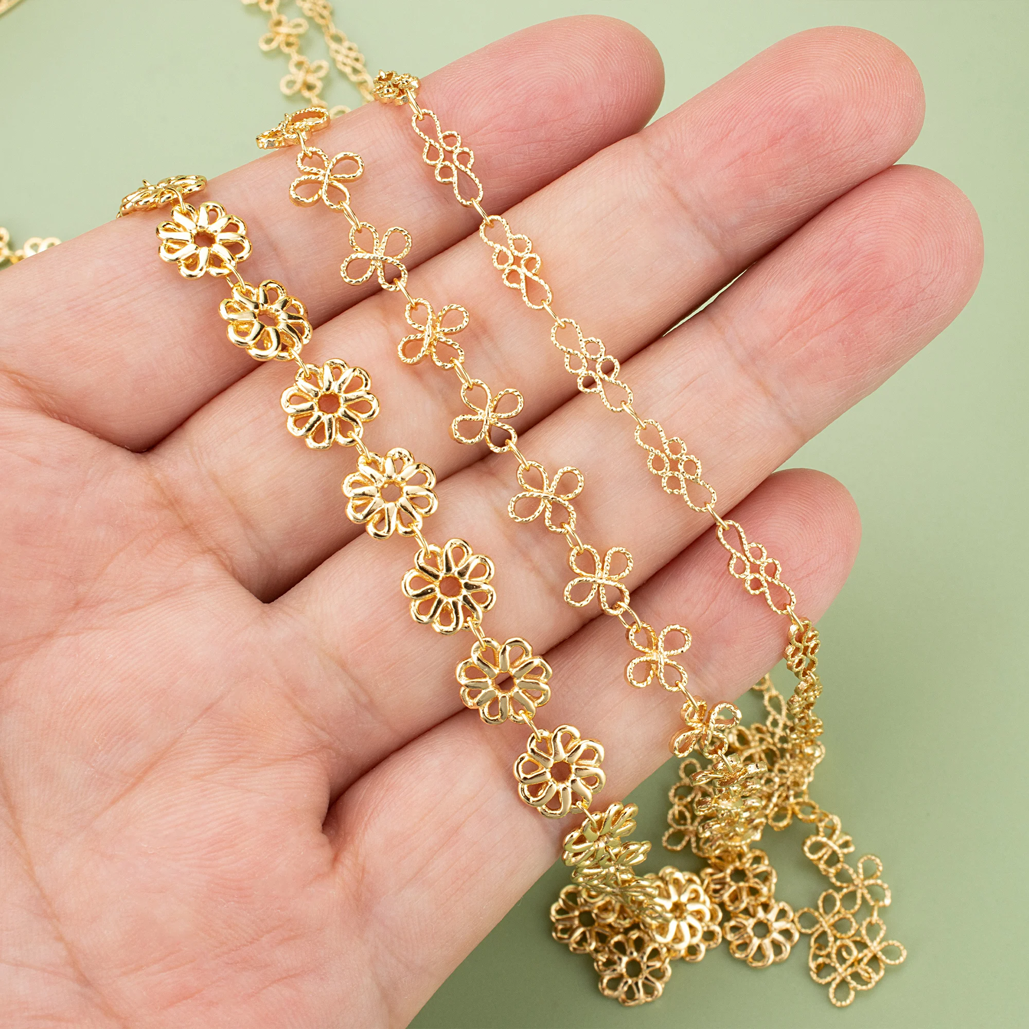 YEGUI C416,chain,18k gold rhodium plated,copper,nickel free,hand made,charms,diy bracelet necklace,jewelry making,50cm/lot