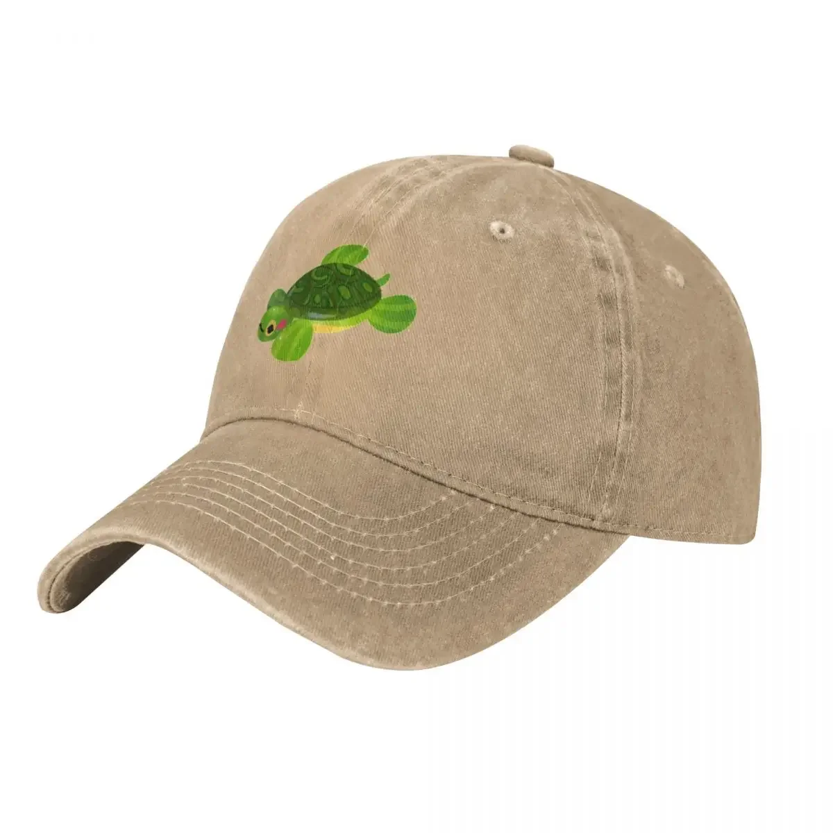 

Red-eared slider - pastel Baseball Cap Wild Ball Hat Sunscreen Men Women's