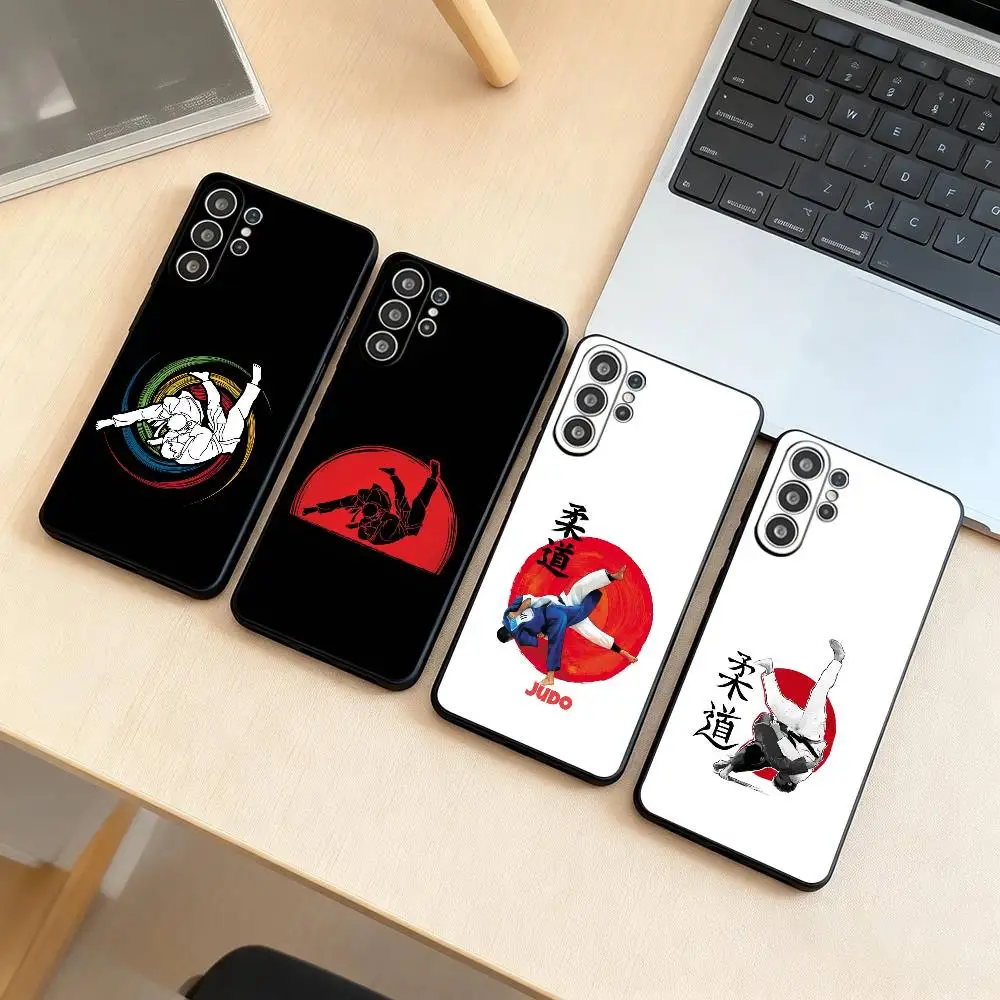Jujitsu Judo-O  Phone Case For Samsung S25,S24,S21,S22,S23,S30,Ultra,S20,Plus,Fe,Lite,Note,10,Black Cover Gift