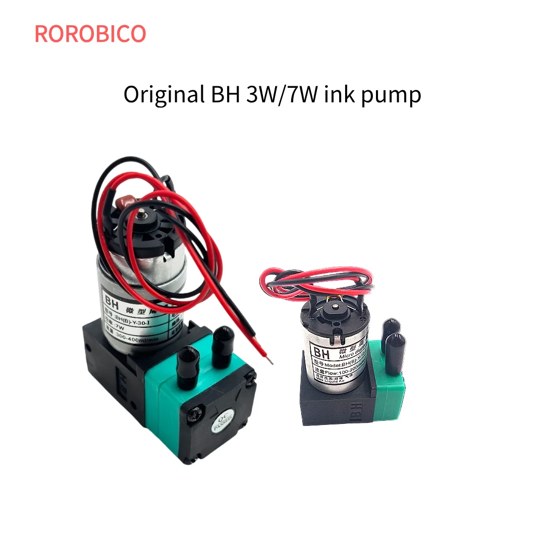 Printer Part BH Big Ink Pump 7W 24V Micro Diaphragm Liquid Air 3W Small Pump 100-200ml/Min for Eco Solvent Inkjet Printer Pump