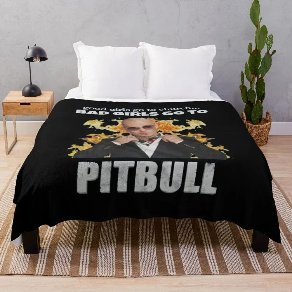 *EXCLUSIVE* Best Selling Pitbull Singer Throw Blanket Tourist Bed Fashionable warm for winter christmas decoration Blankets