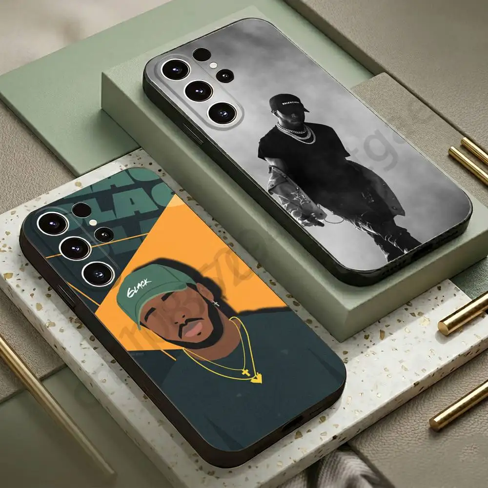 R&B Rapper 6lack-k Phone Case For Samsung S20,21,22,23,24,25,26 Ultra,Plus,Lite,FE,Black Soft Case