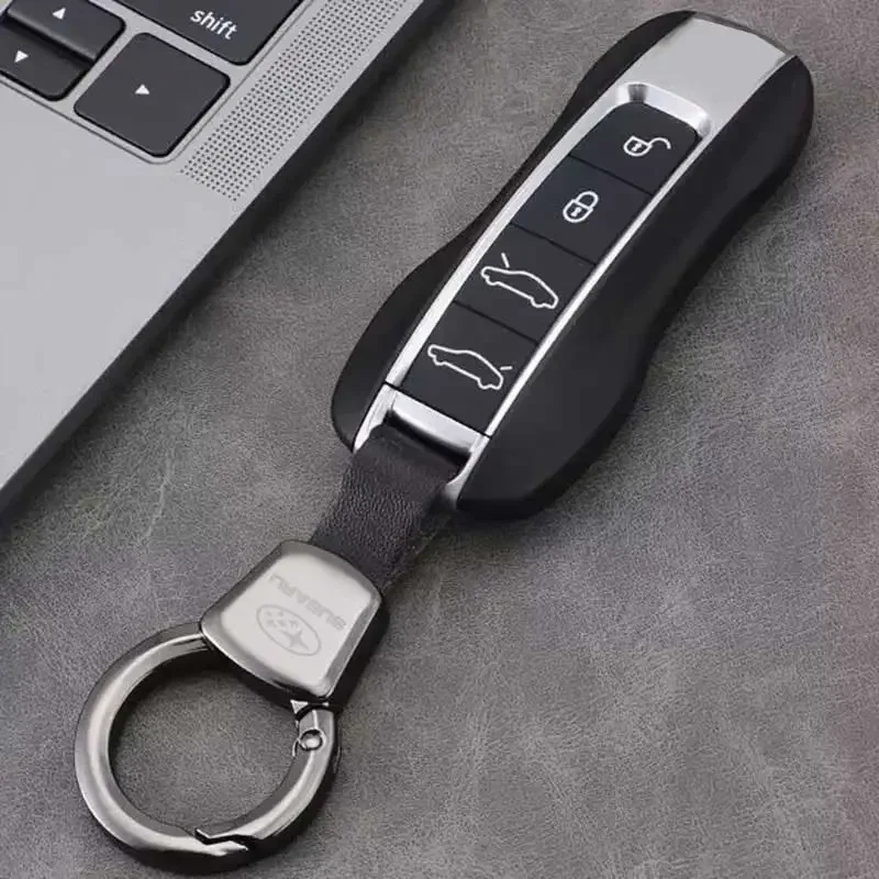 

2025 для Subaru STI Forester XV Outback Legacy WRX Levorg BRZ Crosstrek кожаный брелок-держатель креативный брелок-кольца кулон