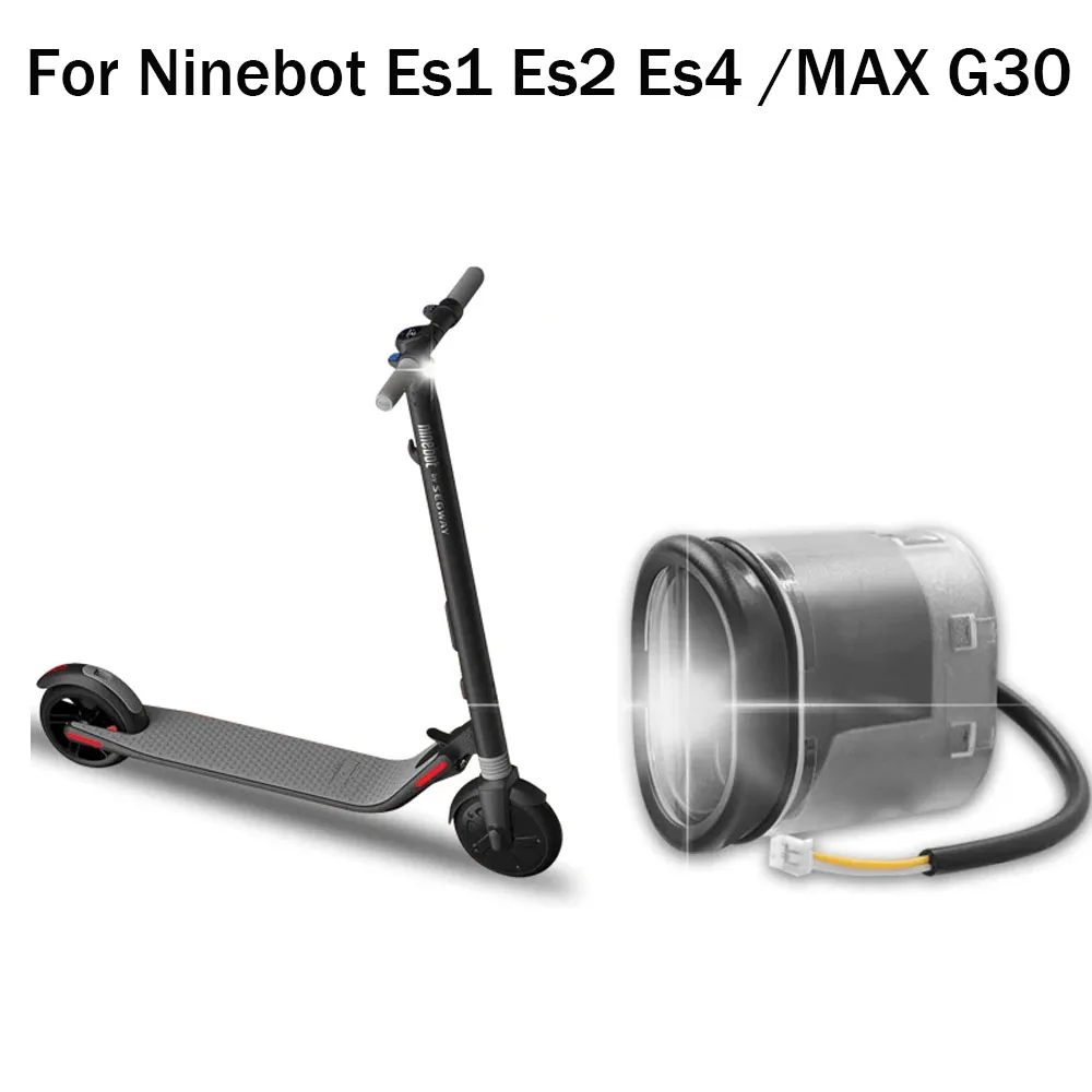 Front Headlight Assembly Kit For Ninebot Es1 Es2 Es4 /MAX G30 Electric Scooter Waterproof Lamp LED Light Replacement Accessories