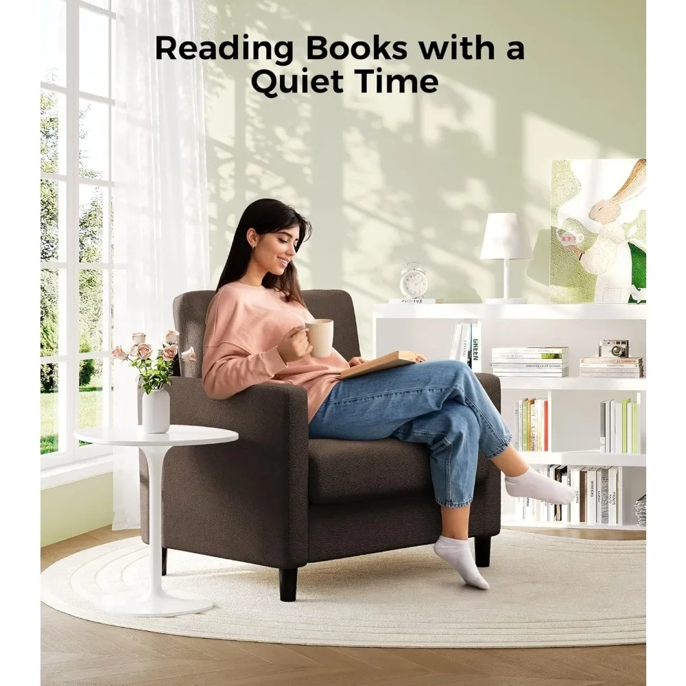 33 "أريكة لهجة كرسي مريح كرسي بذراعين لغرفة النوم وغرفة المعيشة أداة خالية الإعداد مريح القراءة كرسي أثاث غرفة المعيشة