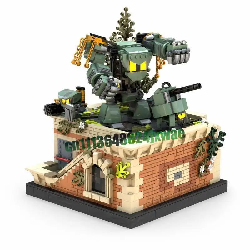 1655PCS Diorama Practice MOC Model Custom Puzzle Architecture DIY Creative Assembly Educational Toy Blocks Display Popular Gift