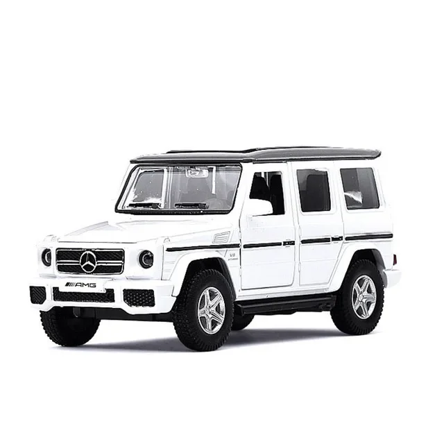 سيارة RMZ City-Mercedes Benz G63 AMG SUV ، لعبة معدنية دييكاست ، مركبة على الطرق الوعرة ، محاكاة طراز السيارة ، هدية التجميع ، 1 ، 36