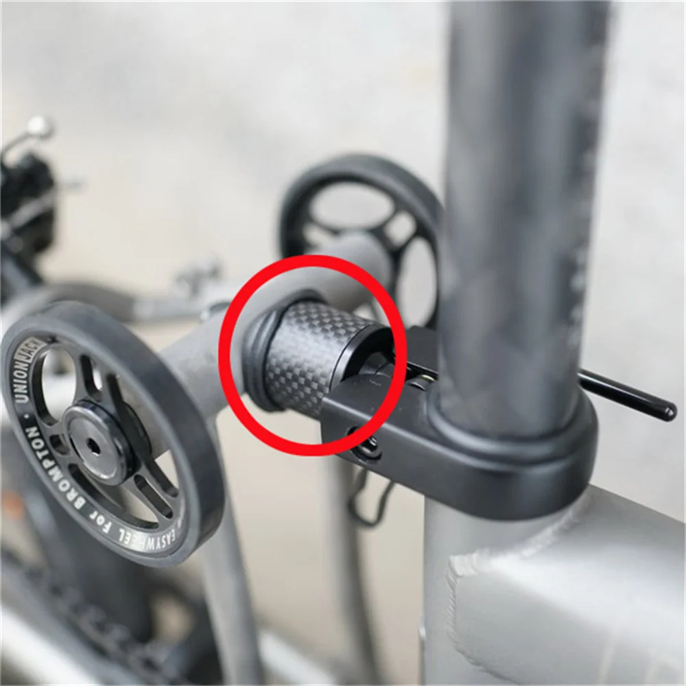 Carbon fiber rear bladder P line shock absorber for brompton bike Pline Ultralight suspension