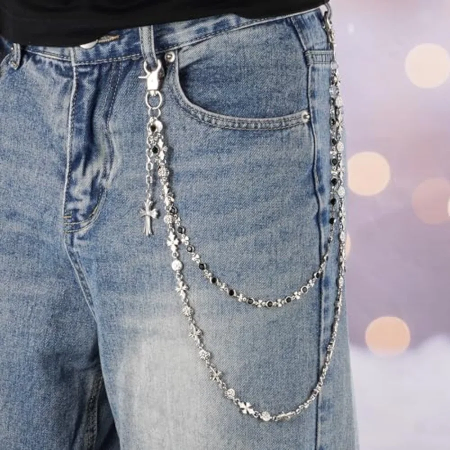 Cross Y2K Vintage Style Trouse - Jeans Pants Fashion Men บทวิจารณ์และราคา