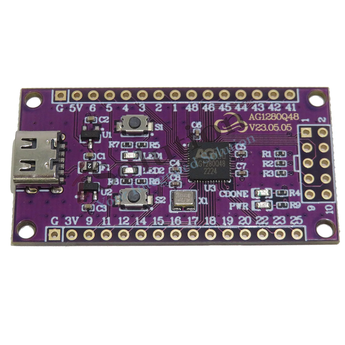 لوحة تطوير تحميل عالية السرعة ، AGM CPLD ، AG1280Q48 ، FPGA