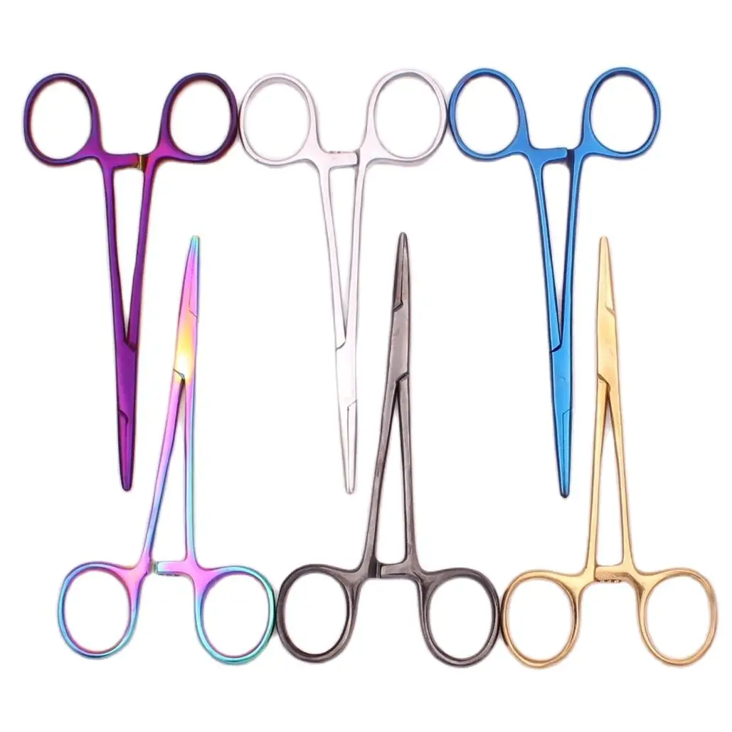 13cm (5 '') Salon kosmetyczny dla zwierząt kleszcze hemostatyczne profesjonalne psy szpitalne koty obrażenia narzędzia strona główna japońska stal nierdzewna