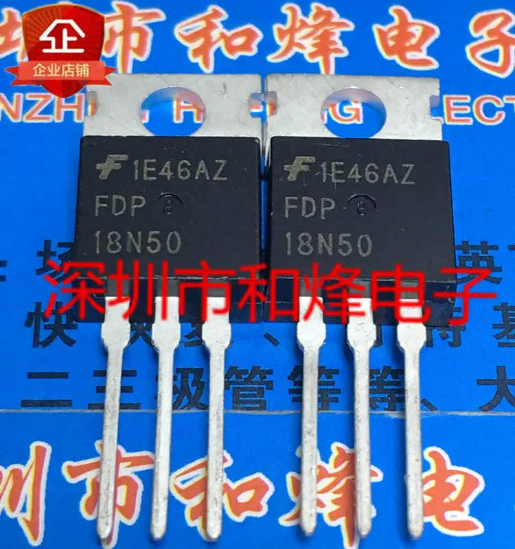 5PCS FDP18N50 TO-220 500V 18A