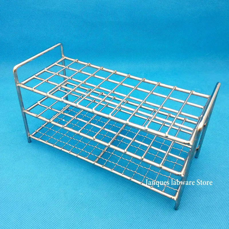 

1pcs 40/50 holes Stainless Steel Test Tube Rack Centrifugal Tube Holder,Hole size 13/16/17/19/ 21/26/30/32mm Multi-role Bracket