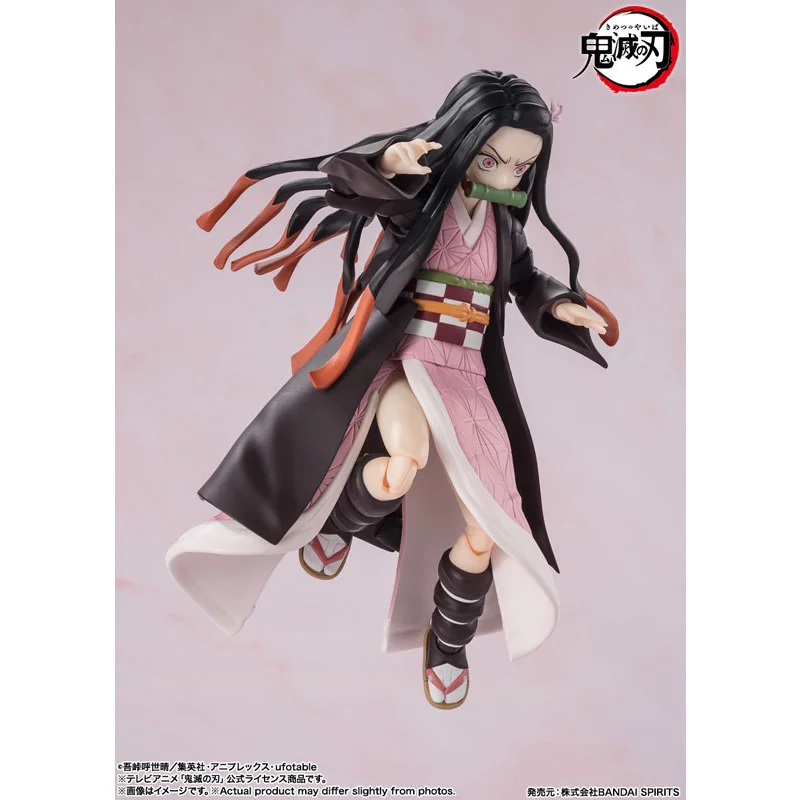 Bandai S.H. figuarts kamado nezuko SHF kamado tanjiro demon Slayer kimetsu NO yaiba โมเดลของเล่นอนิเมะ