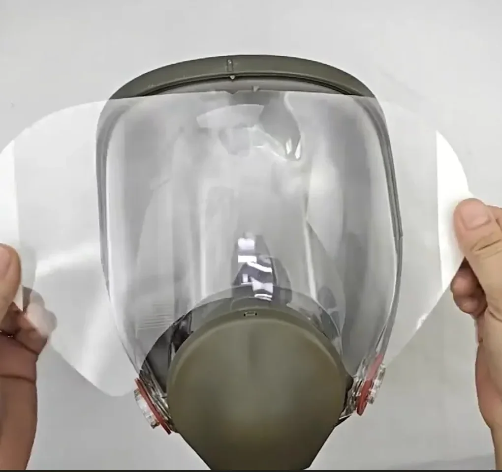 3M 6800 – Lente de repuesto antiarañazos para máscara facial - imagen 3
